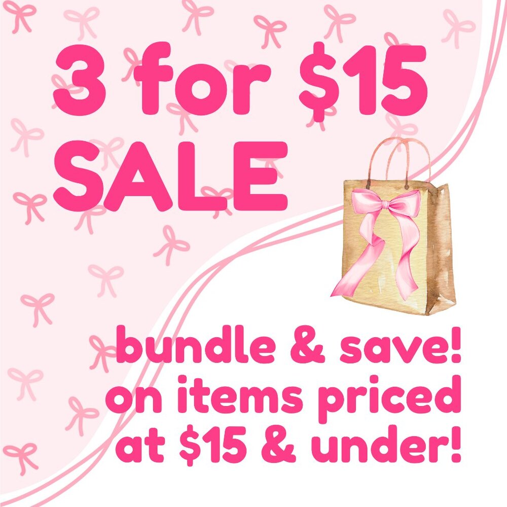 3 for $15 Clothing Sale! Please read description :)